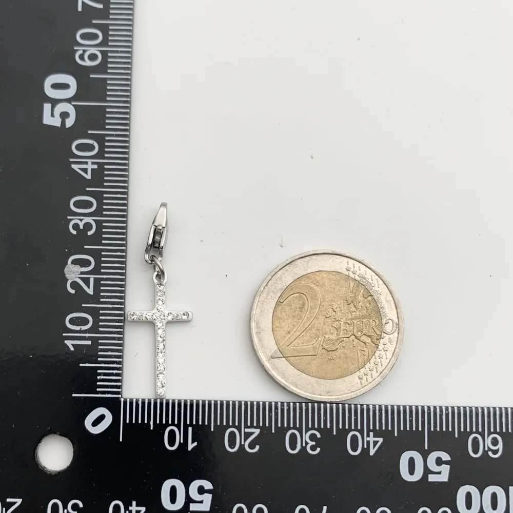 CIO4137-Croce- Ciondolo in Acciaio