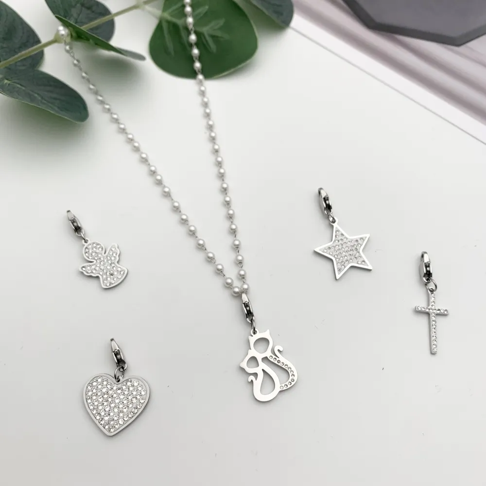 CIO4137-Croce- Ciondolo in Acciaio