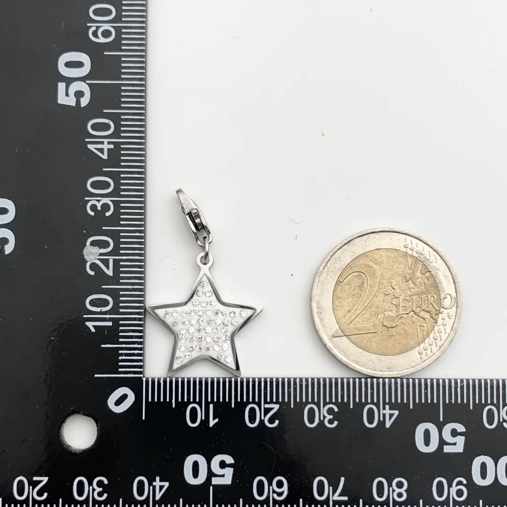 CIO4143-Stella- Ciondolo in Acciaio