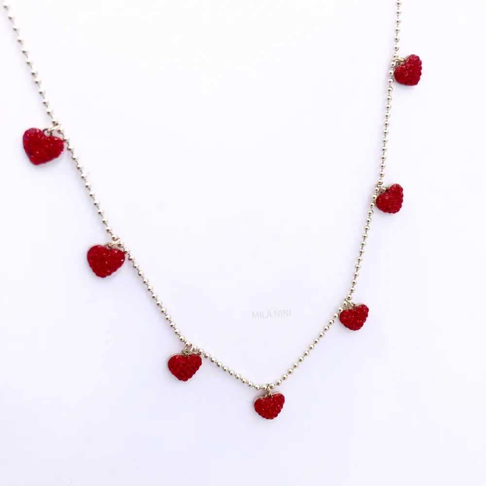 Cuore strass  - Collana 4744