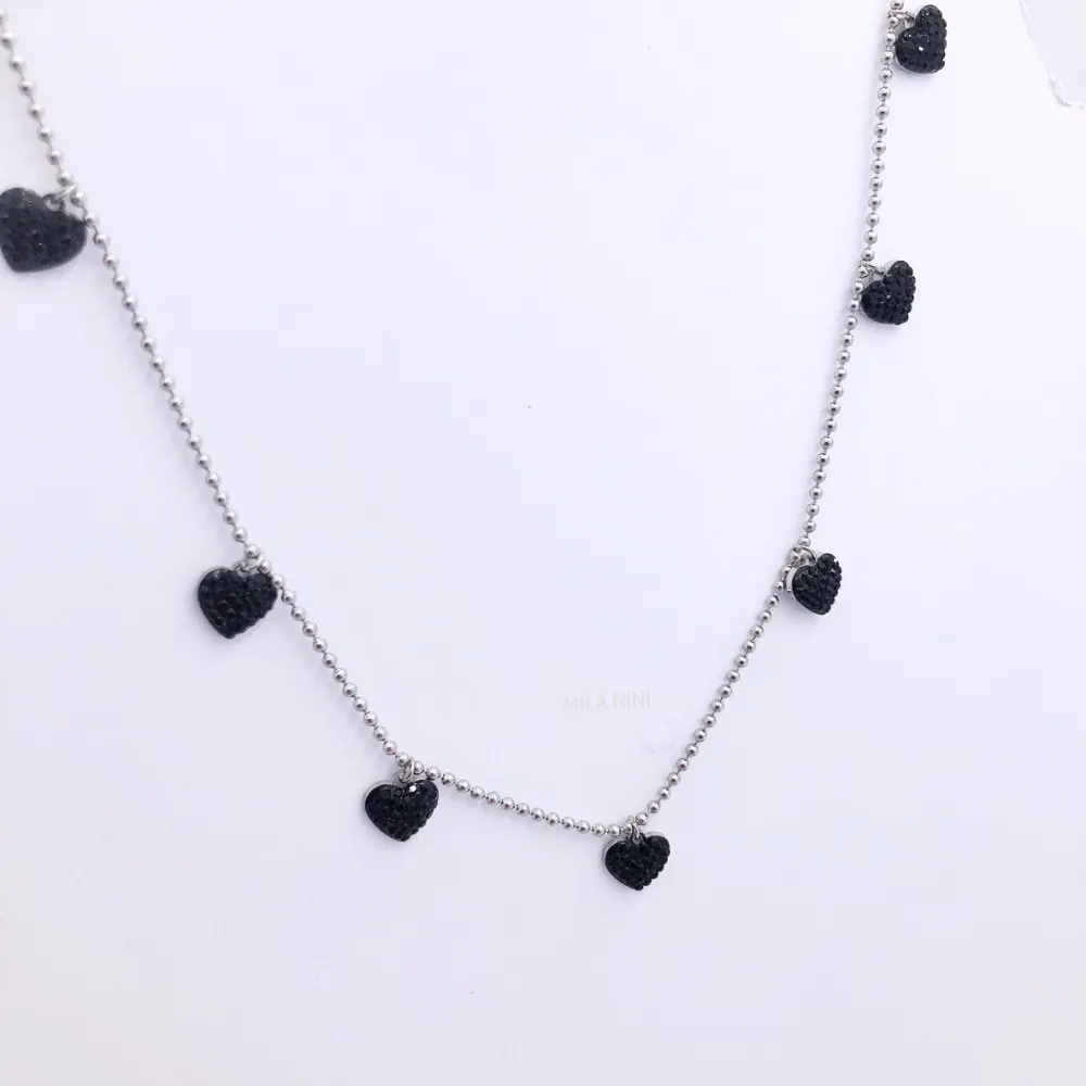Cuore strass  - Collana 4744