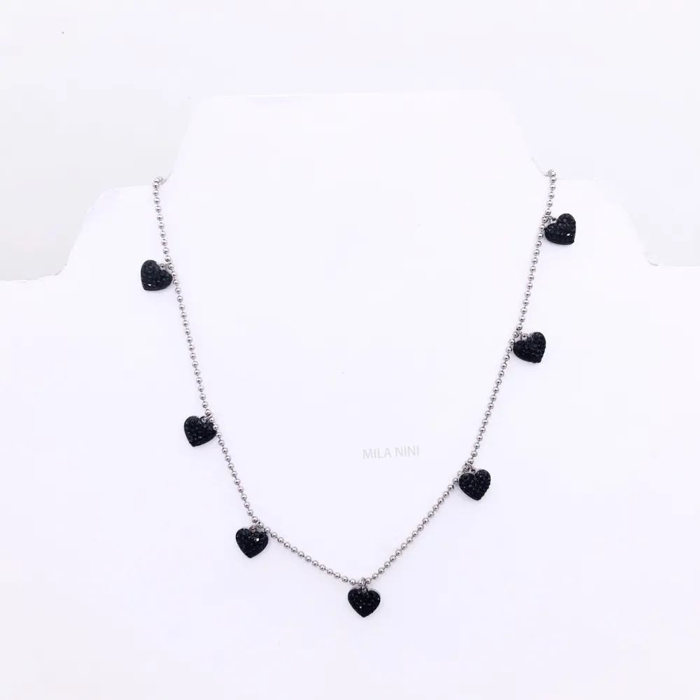 Cuore strass  - Collana 4744