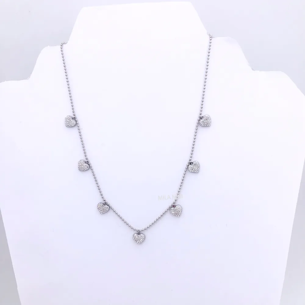 Cuore strass  - Collana 4744