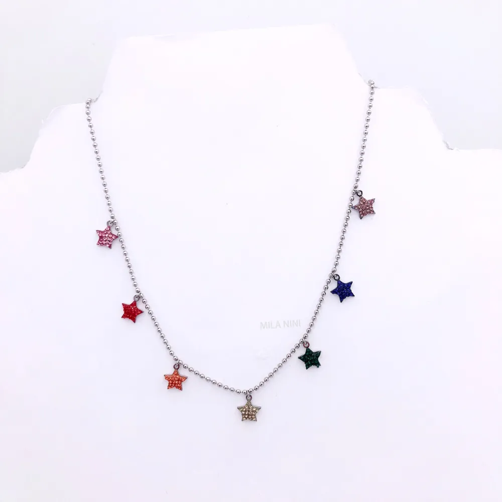 stelle   strass  - Collana 4727