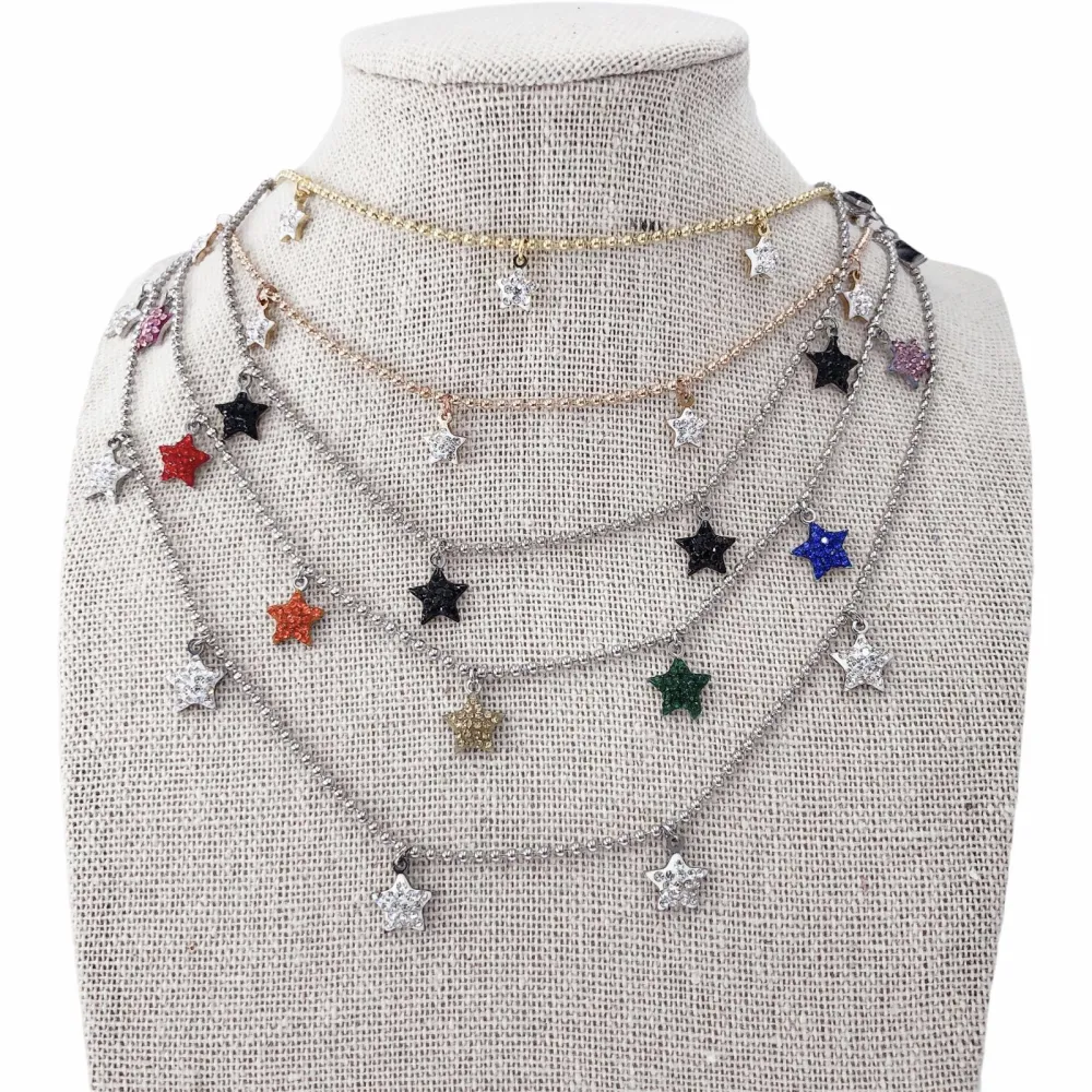 stelle   strass  - Collana 4727