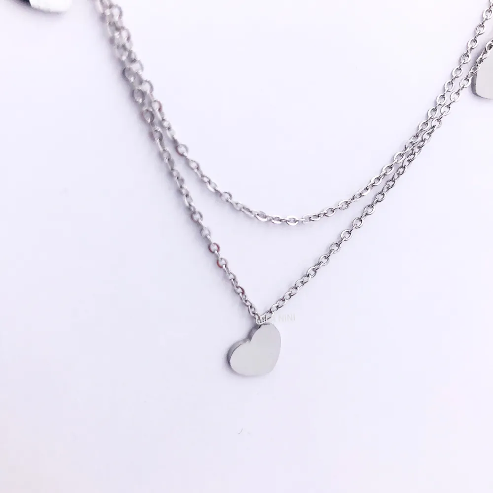 Cuore  fine Multifilo  - Collana 4558