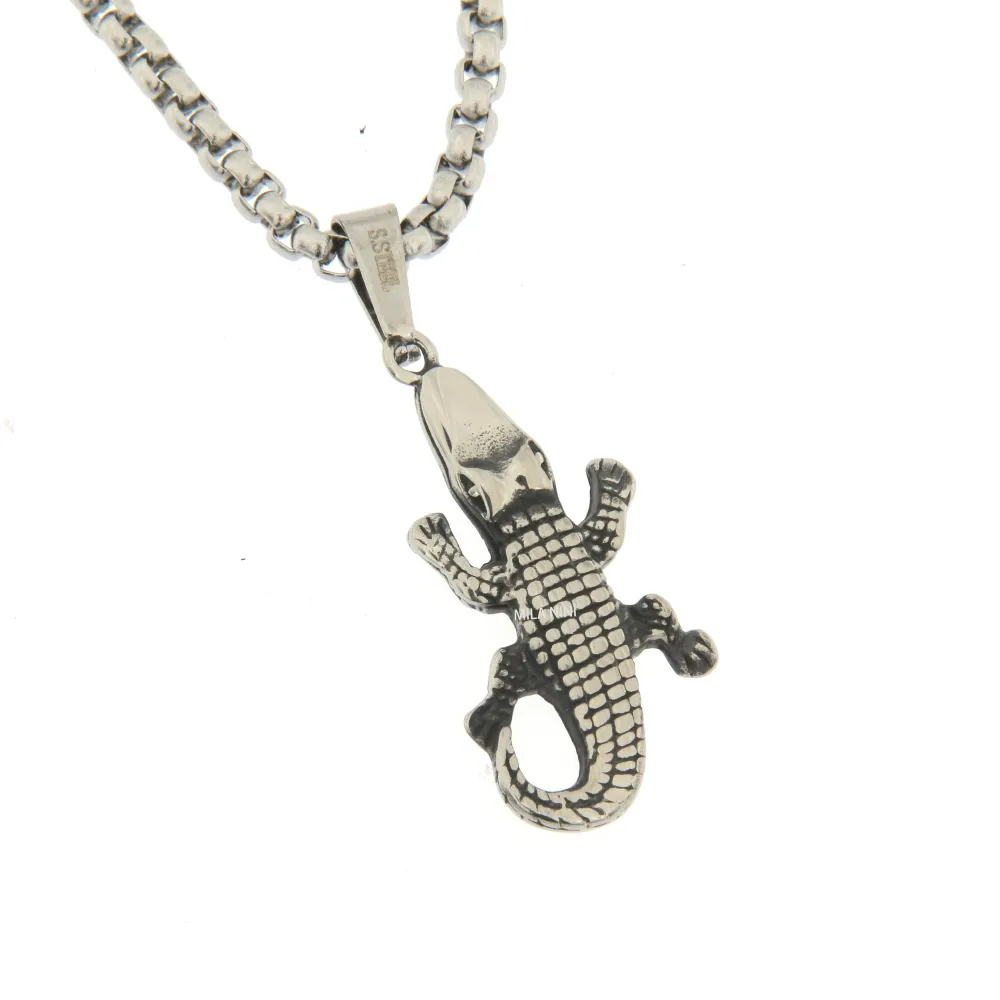 Coccodrillo - Collana Lunga da Uomo