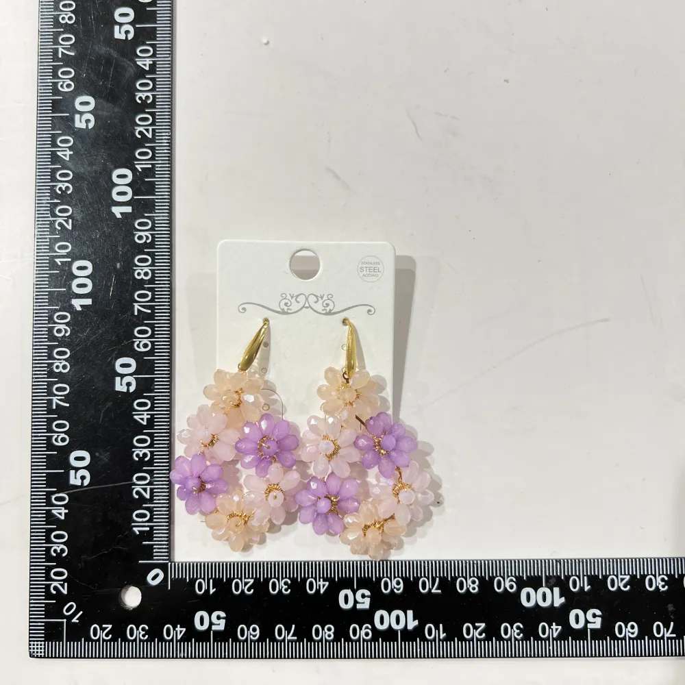 Goccia Fiore-Orecchini Moda - OR-428-35