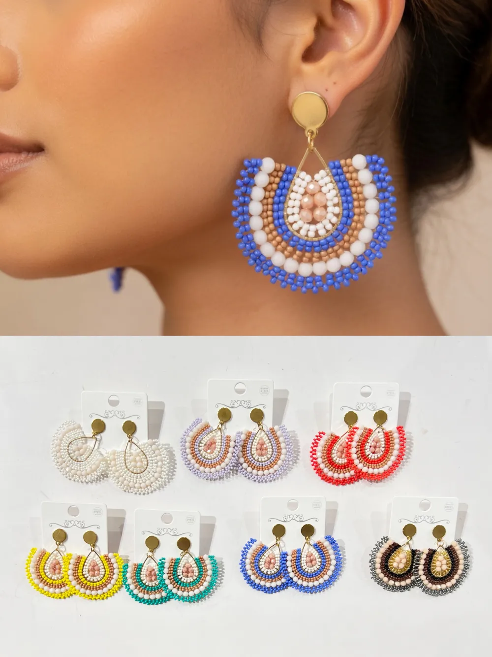 Cerchio Goccia-Orecchini Moda - OR-428-33