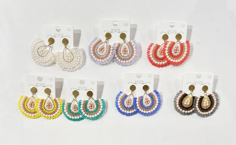 Cerchio Goccia-Orecchini Moda - OR-428-33