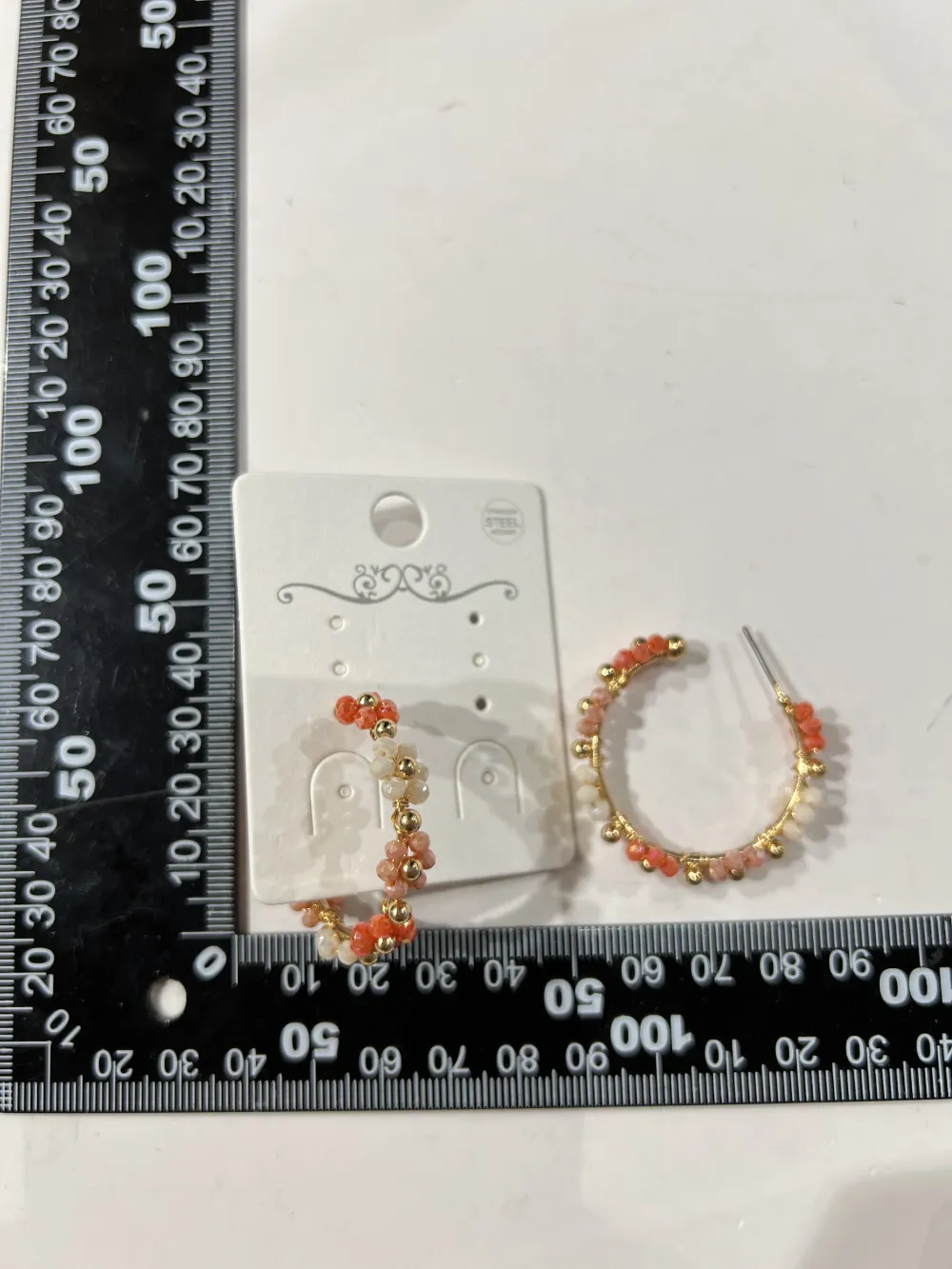 Cerchio con Fiore-Orecchini Moda - OR-428-36