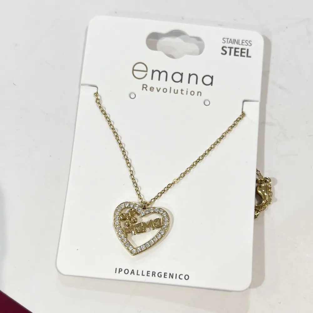 Mama -Collana Corta in Acciaio - CL-796-10589