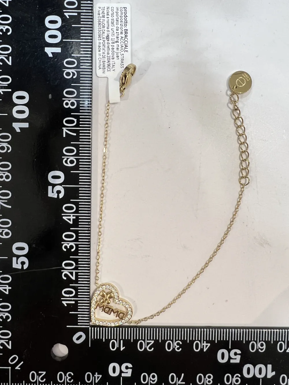 Mama-Bracciale in Acciaio e Zirconia - BR-795-15197