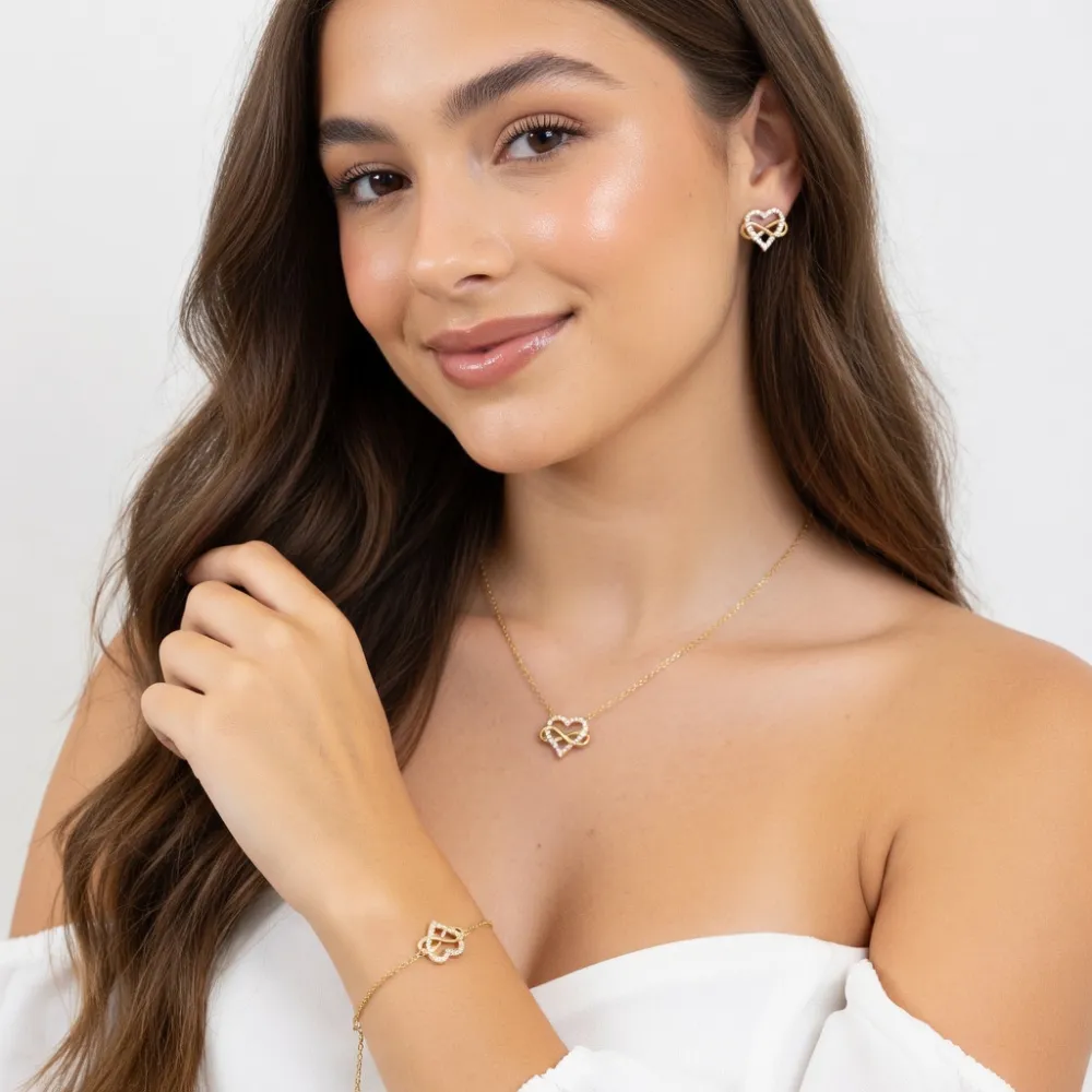 Cuore Infinito-Bracciale in Acciaio - BR-795-15171