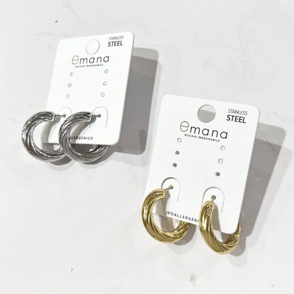 Cerchio  -Orecchini in Acciaio - OR-103-AA6539E