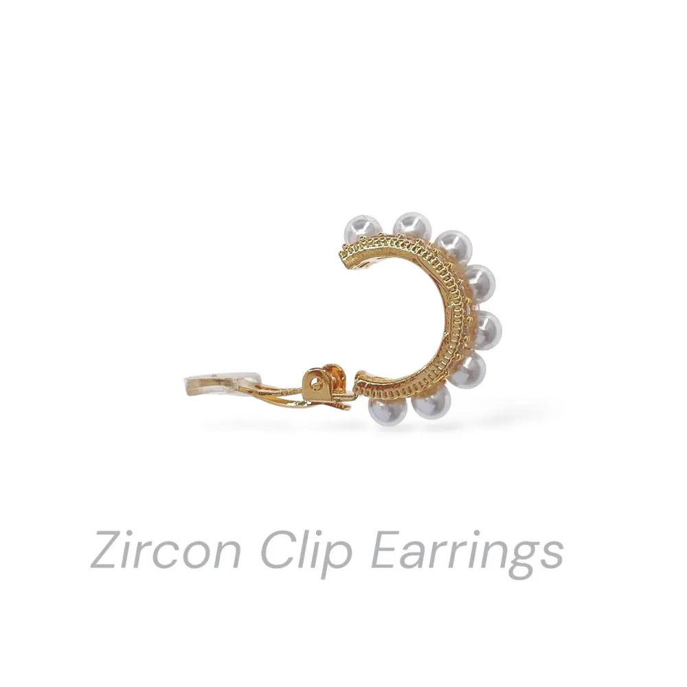 Cerchio con Perla-Orecchini a Clip - OR-506-435