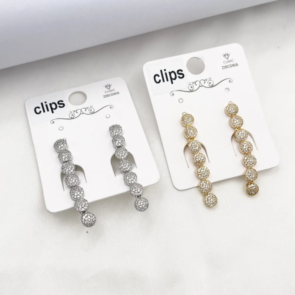 Pendente con Tondo-Orecchini a Clip - OR-506-423J