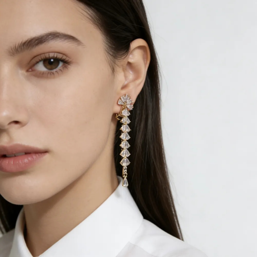 Pendente con Goccia-Orecchini a Clip - OR-506-421