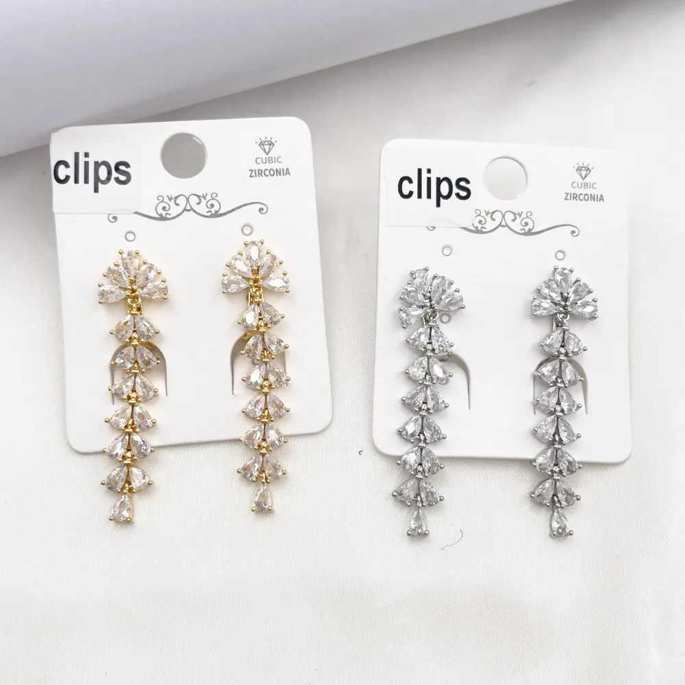 Pendente con Goccia-Orecchini a Clip - OR-506-421