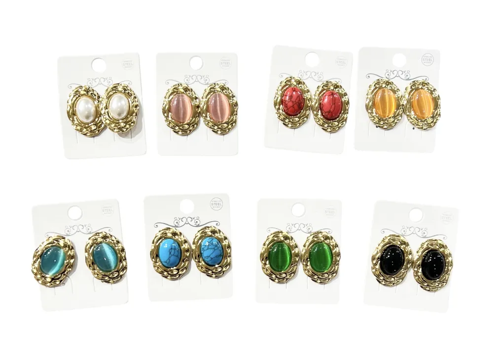 Ovale-Orecchini Moda - OR-774-90