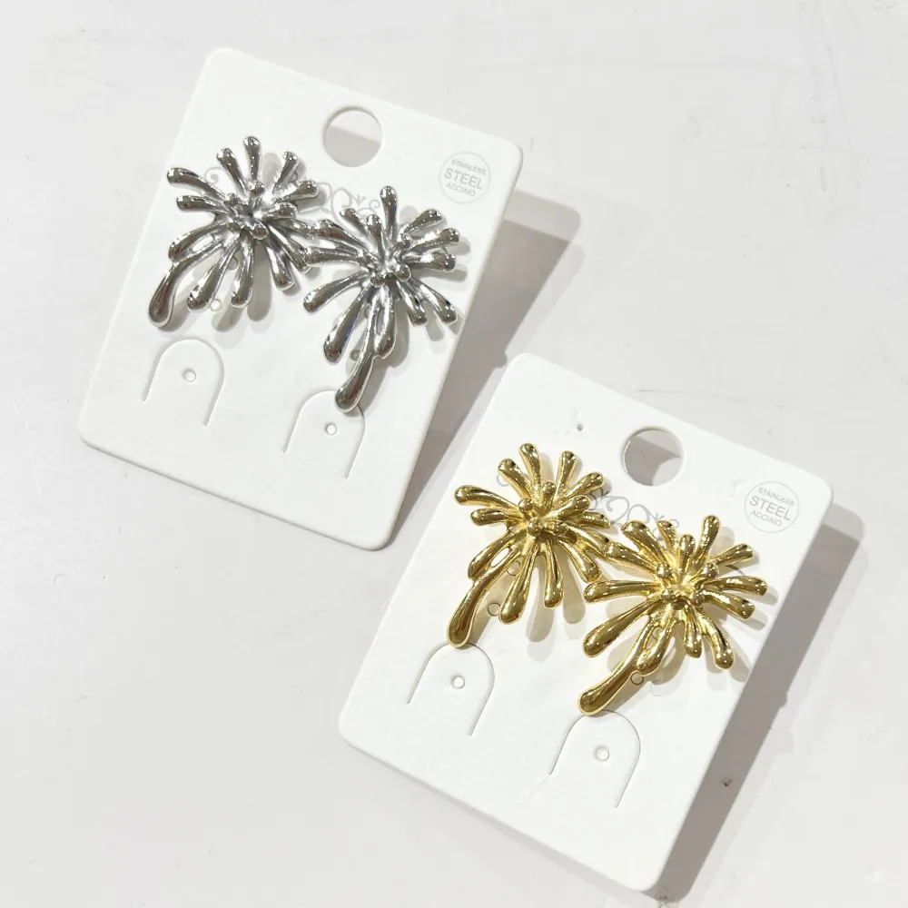 Fiore-Orecchini in Acciaio - OR-774-103