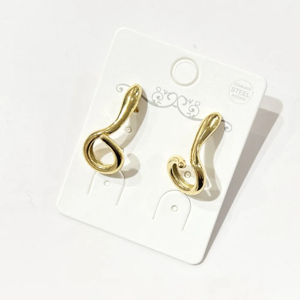 Filo serpente-Orecchini in Acciaio - OR-774-100