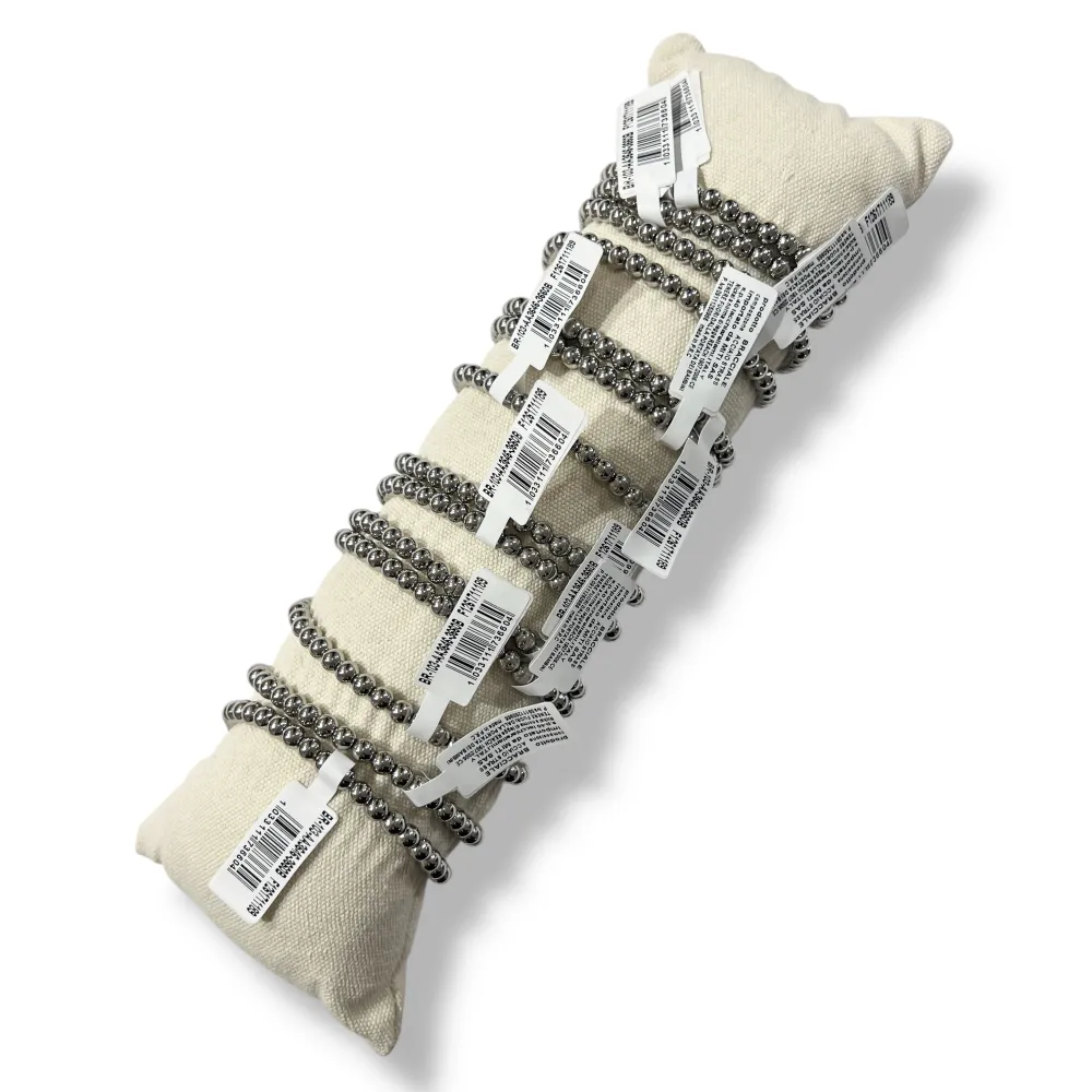 Mix Soggetti con Zirconia-15pz Bracciali Elastici in Acciaio - BR-103-AA3646-3660B