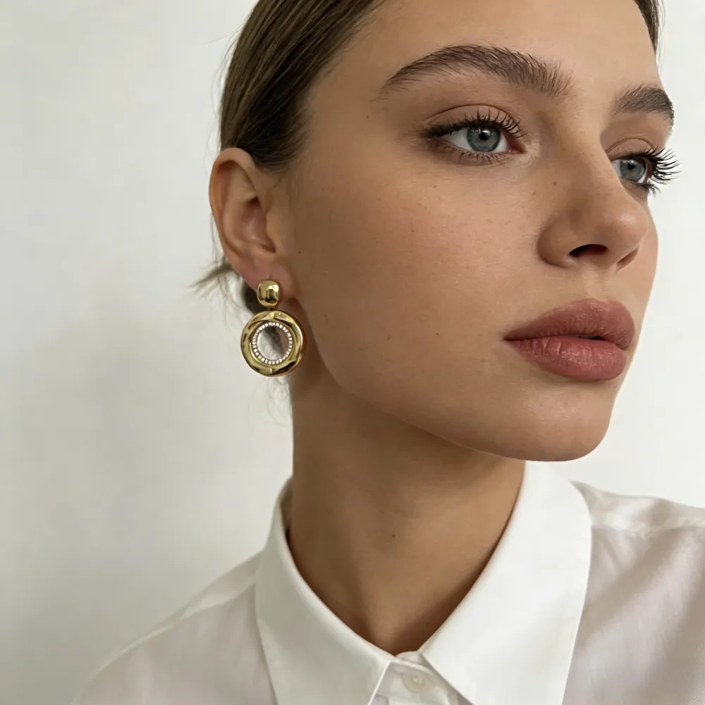 cerchio -Orecchini in Acciaio - OR-795-19789