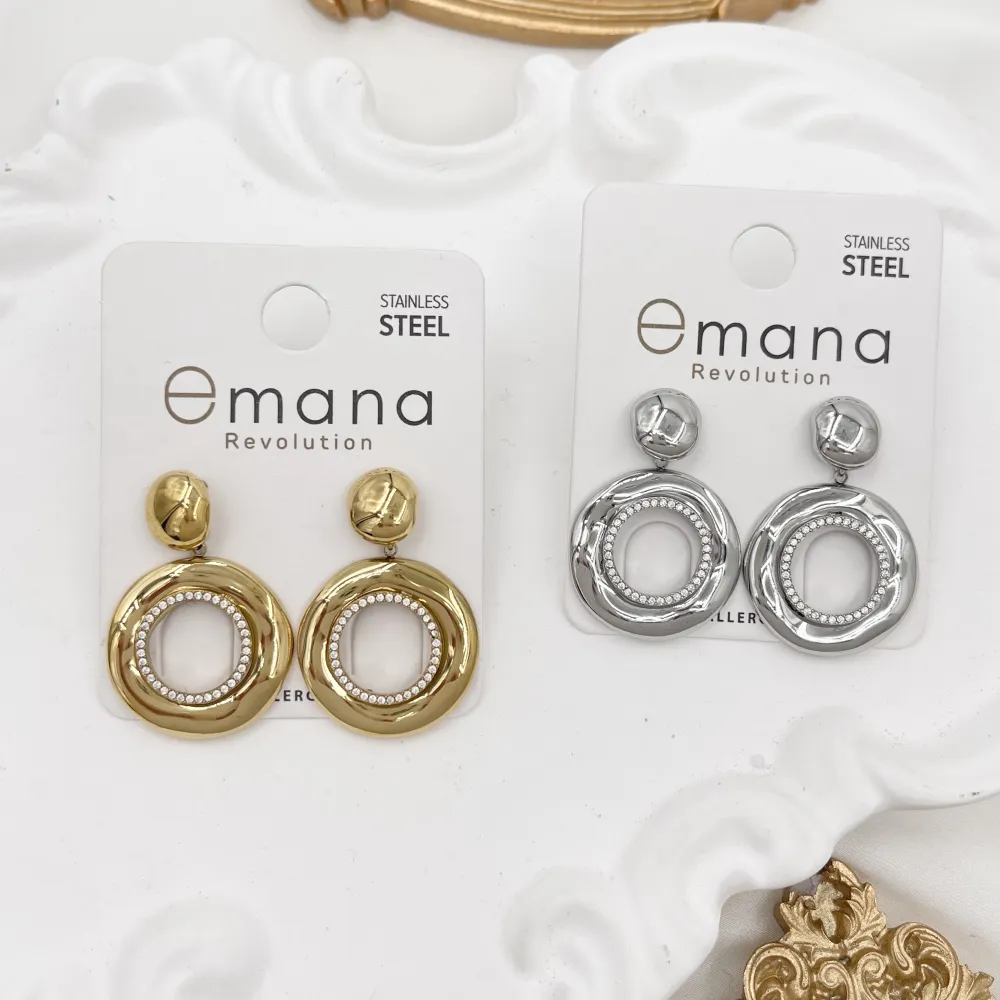 cerchio -Orecchini in Acciaio - OR-795-19789