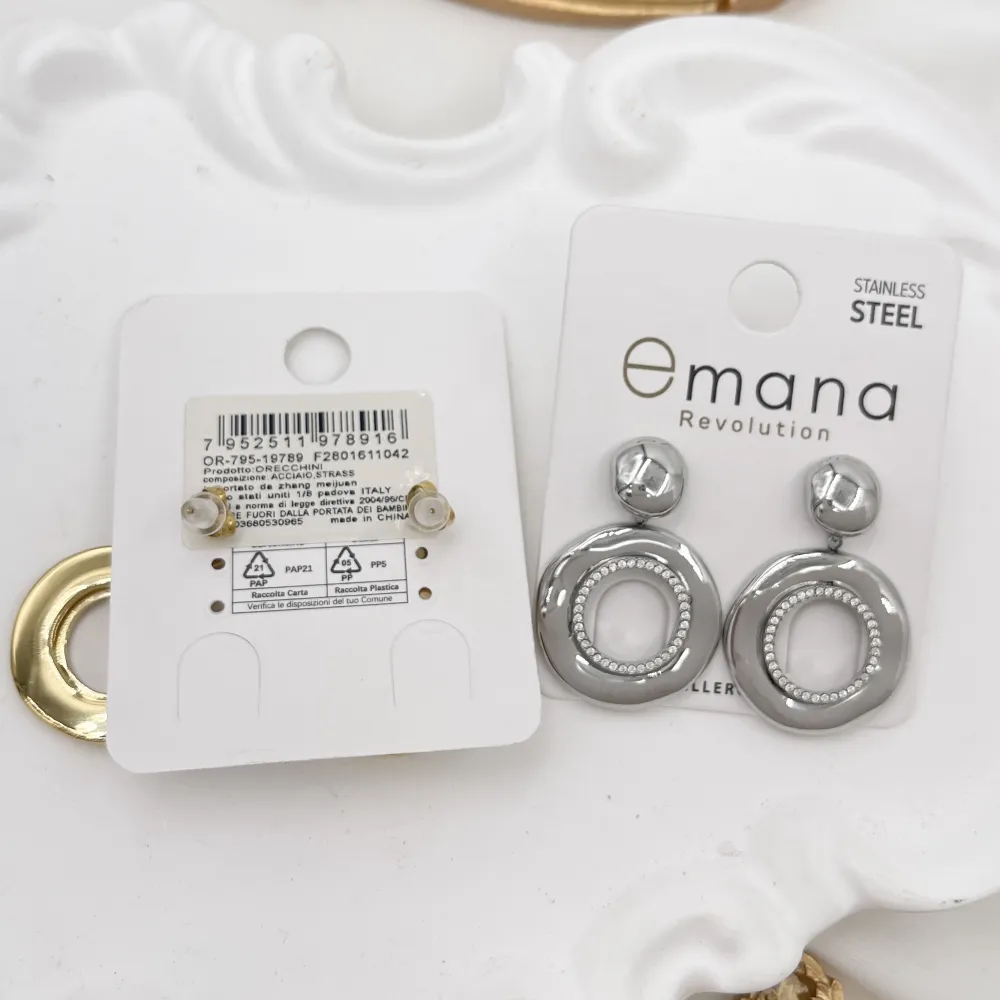 cerchio -Orecchini in Acciaio - OR-795-19789