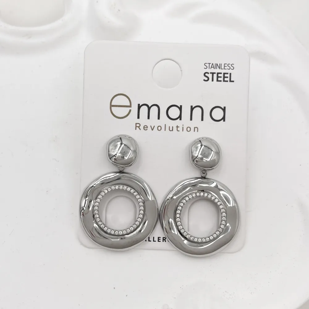 cerchio -Orecchini in Acciaio - OR-795-19789
