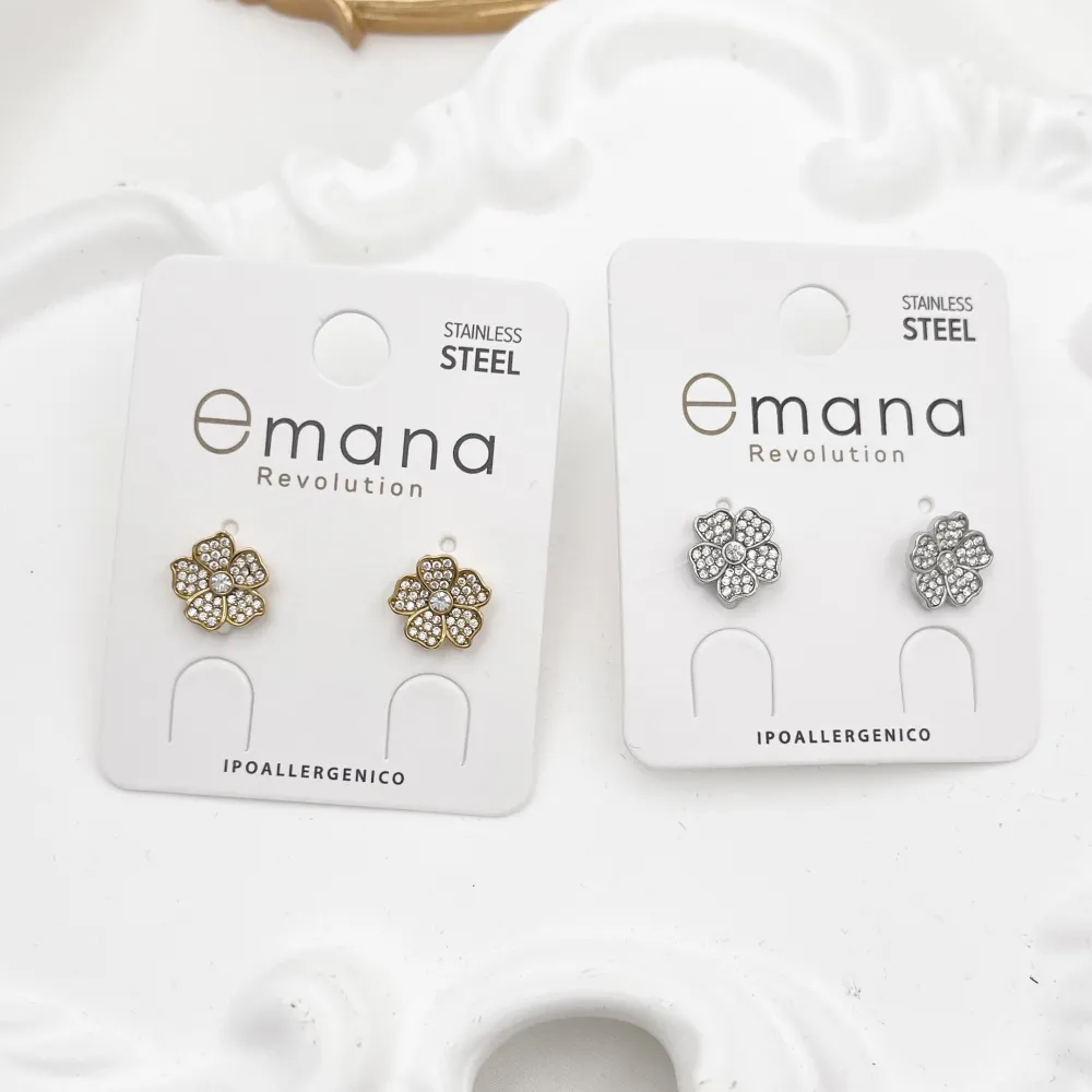 Fiori -Orecchini in Acciaio - OR-795-19751