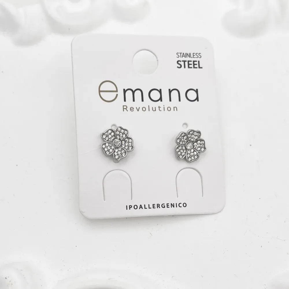 Fiori -Orecchini in Acciaio - OR-795-19751