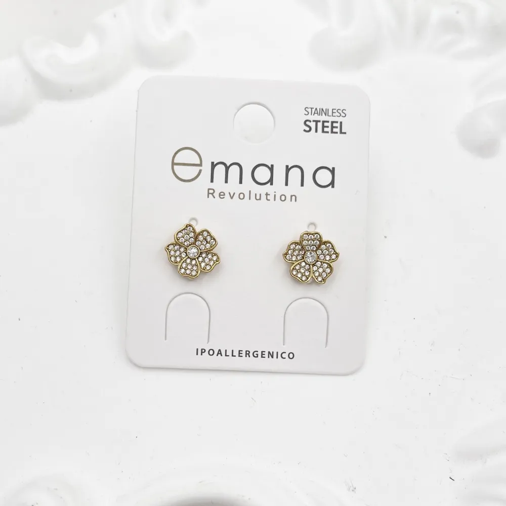 Fiori -Orecchini in Acciaio - OR-795-19751