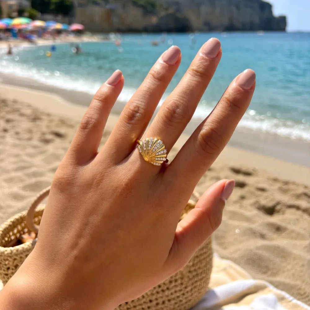 Soggetti Mare-36 pz Anelli in Acciaio - AN-795-14178-83