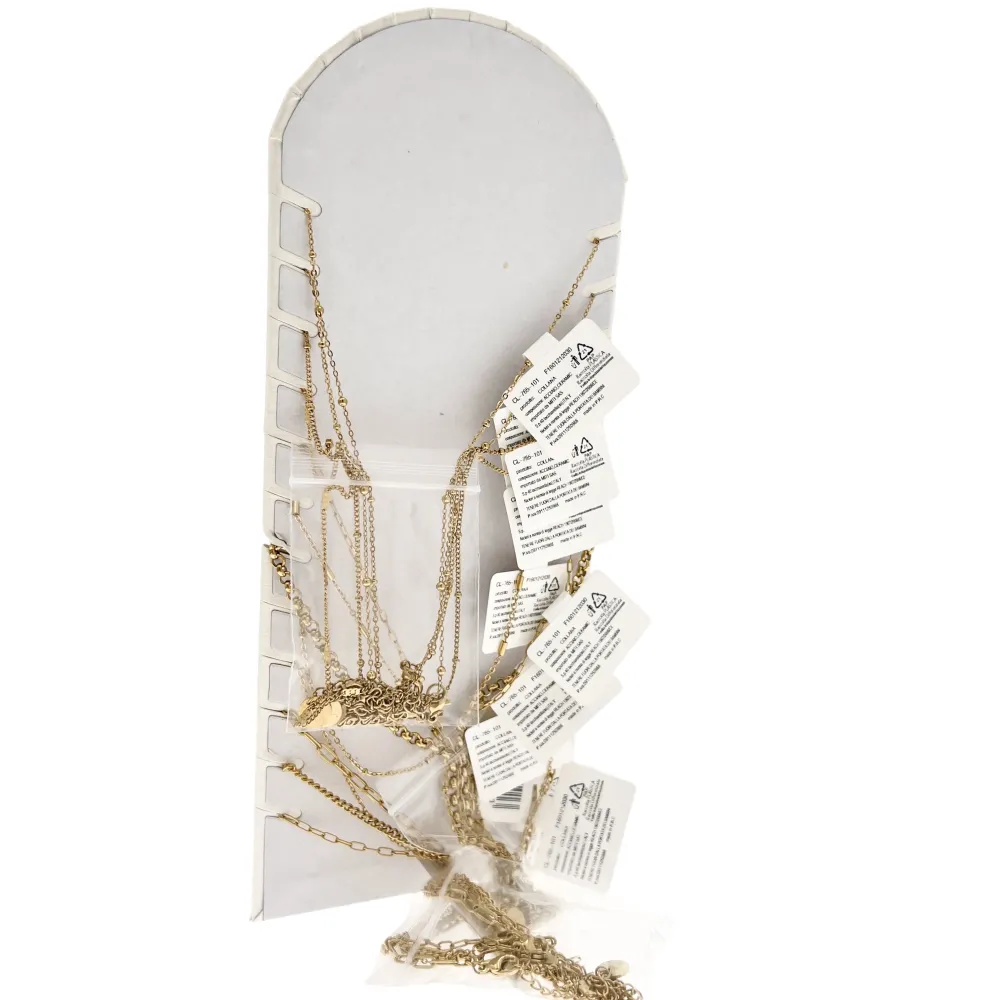 Mix Smaltati-12pz Collane in Acciaio - CL-765-101