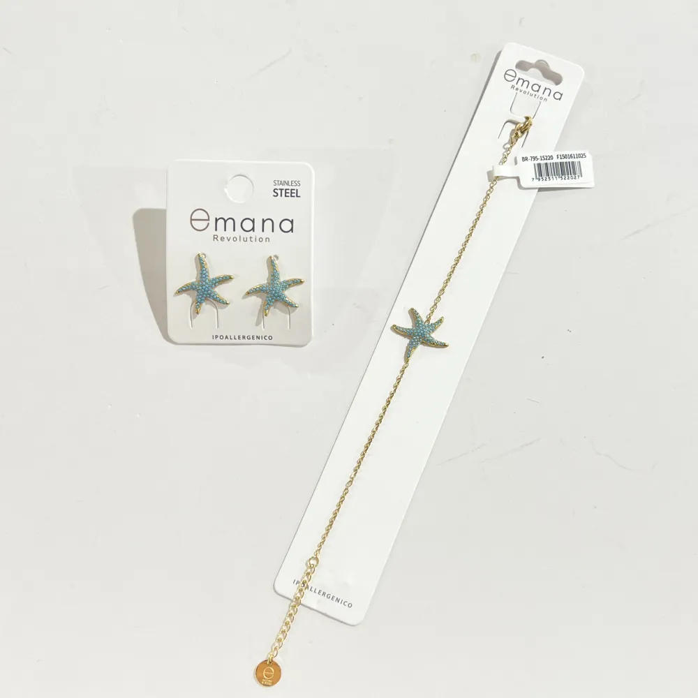 Stella Marina-Orecchini in Acciaio - OR-795-19778 -1977B