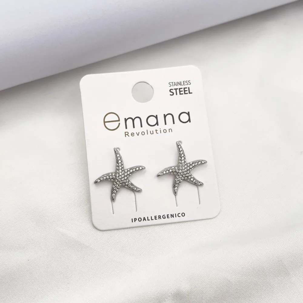 Stella Marina-Orecchini in Acciaio - OR-795-19778 -1977B