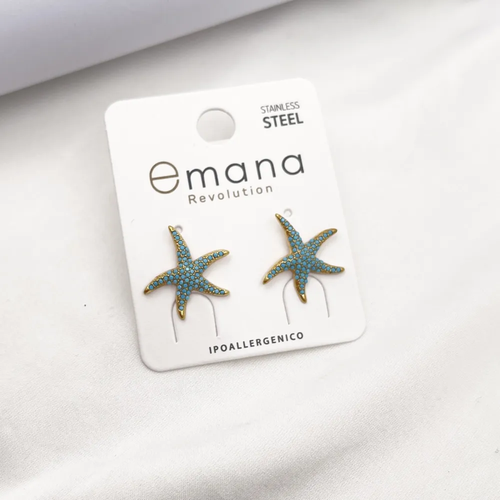 Stella Marina-Orecchini in Acciaio - OR-795-19778 -1977B