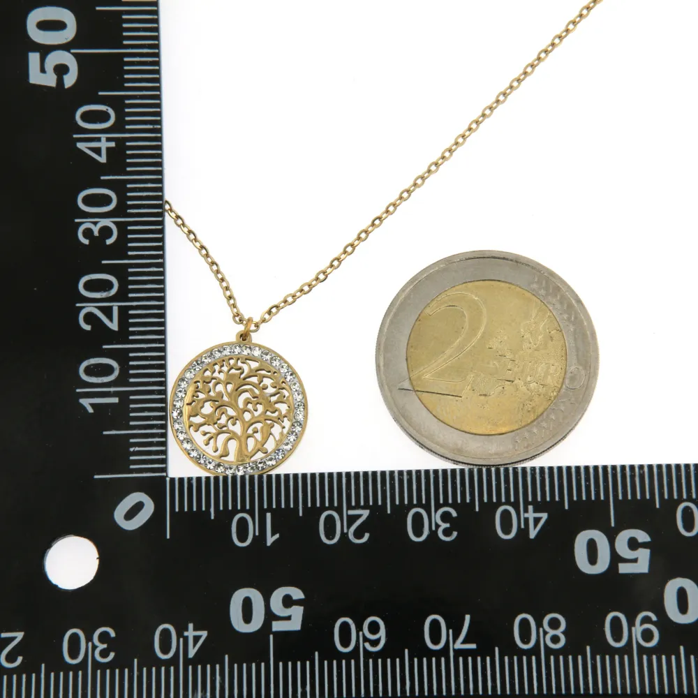 CAC6394-Albero della Vita- Collana Corta in Acciaio_2