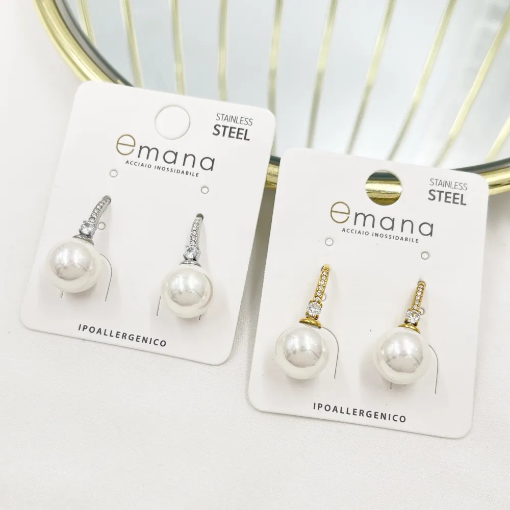 Perla-Orecchini in Acciaio - OR-103-AA5004E