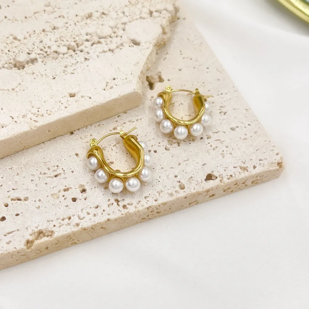 Cerchio in acciaio -Orecchini Moda - OR-754-06