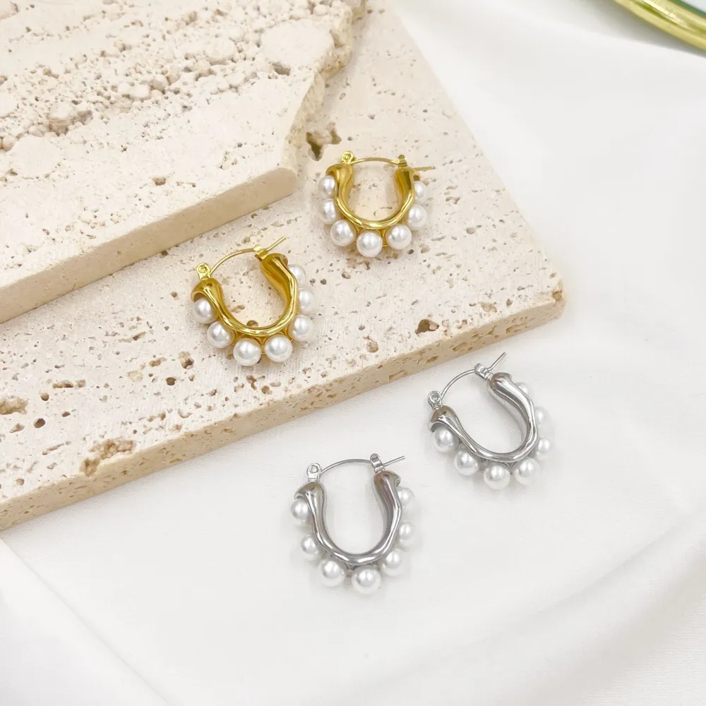 Cerchio in acciaio -Orecchini Moda - OR-754-06