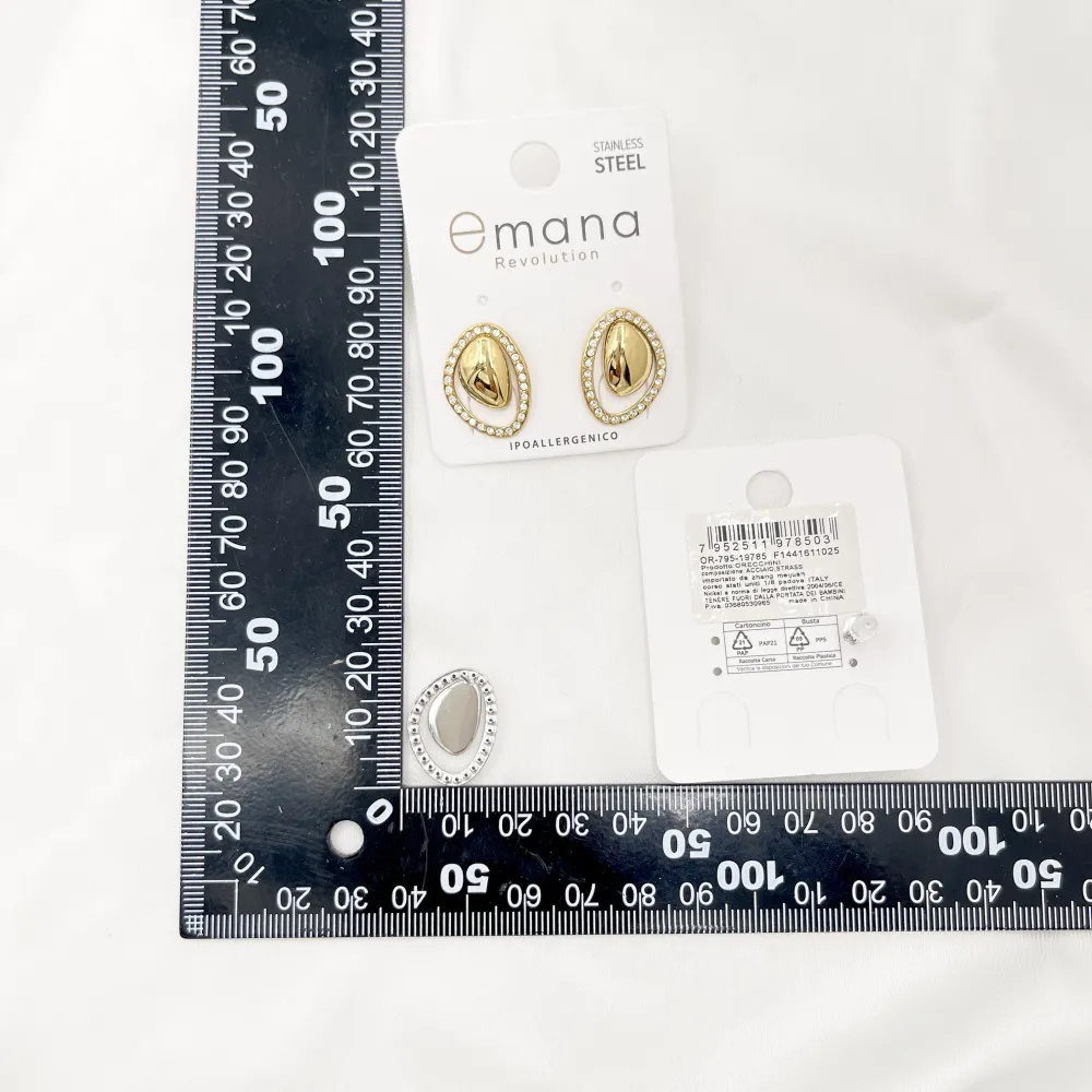 Foglia -Orecchini in Acciaio - OR-795-19785