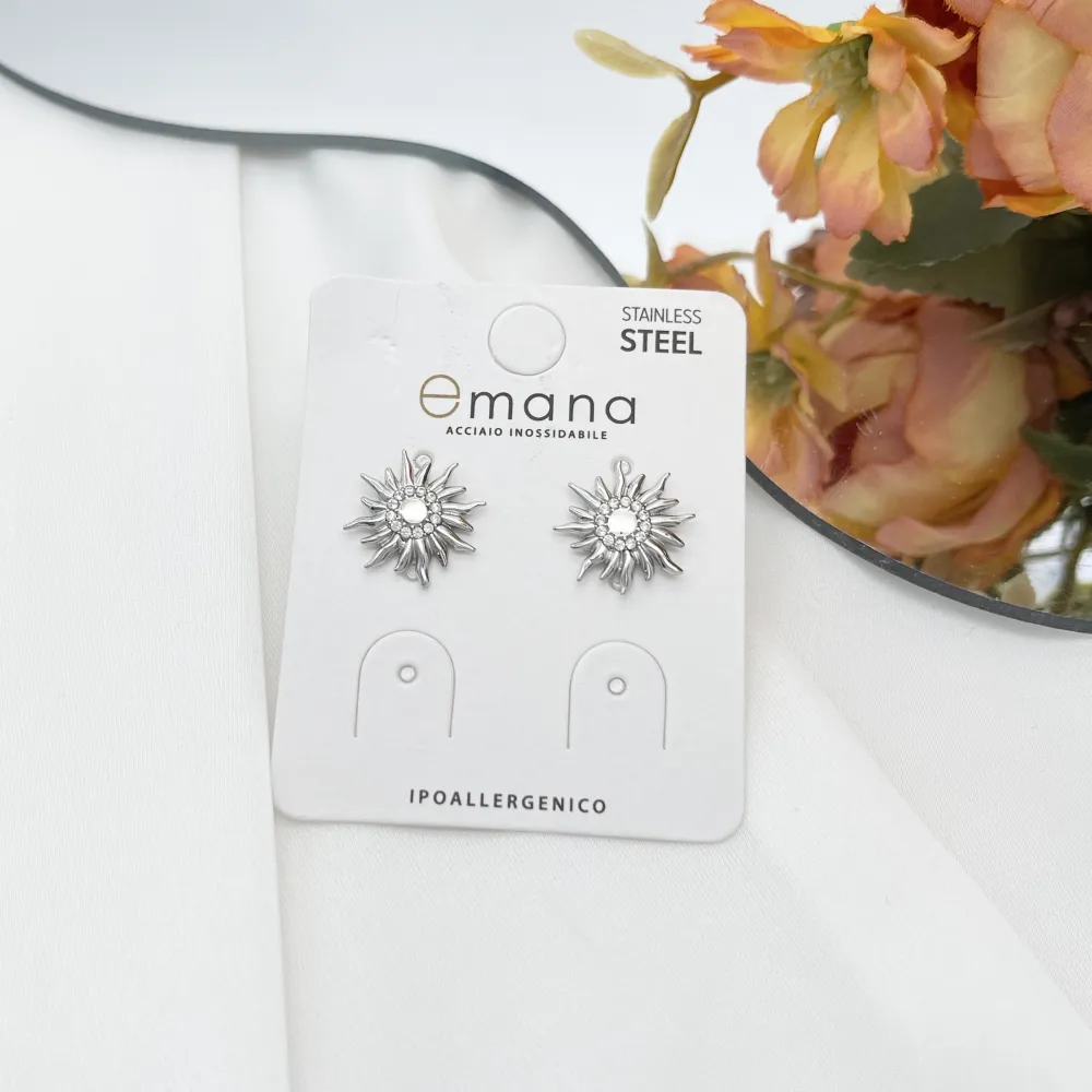 Sole-Orecchio Lobo Acciaio - OR-103-AA6193E