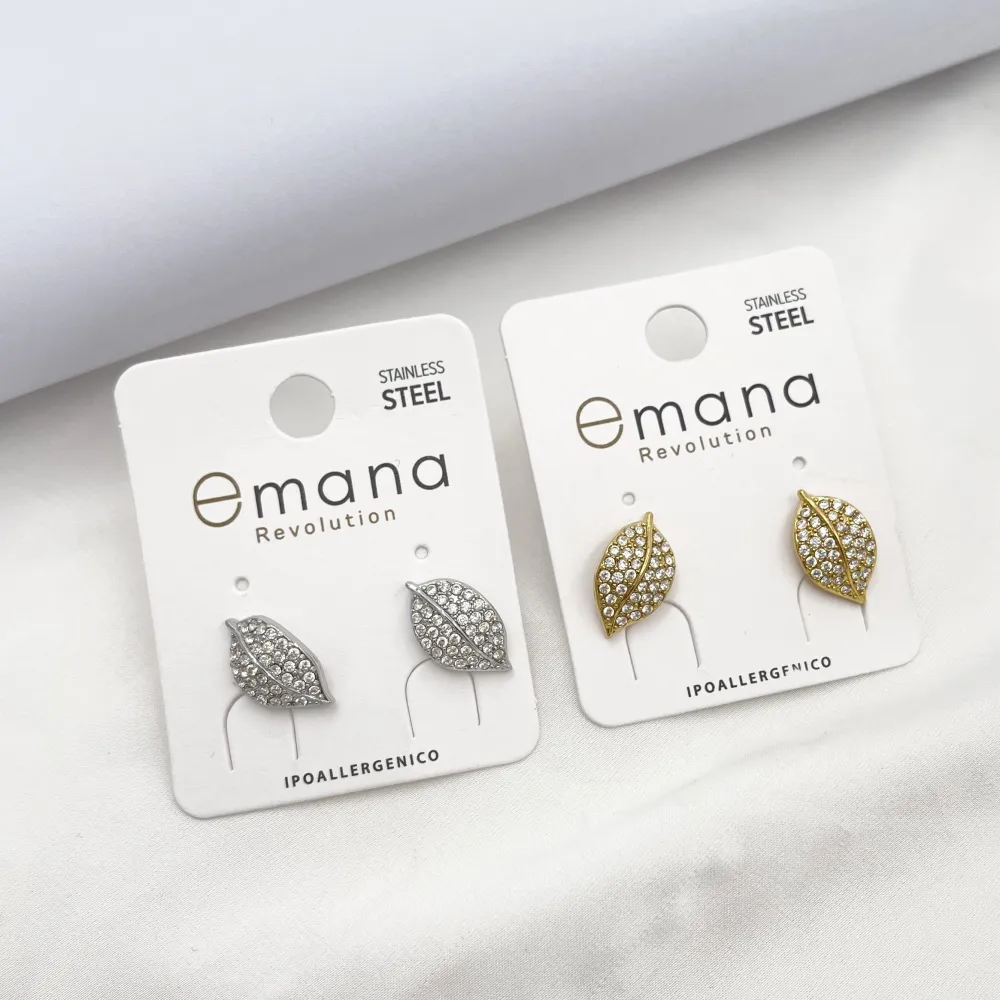 Foglia -Orecchini in Acciaio - OR-795-19756