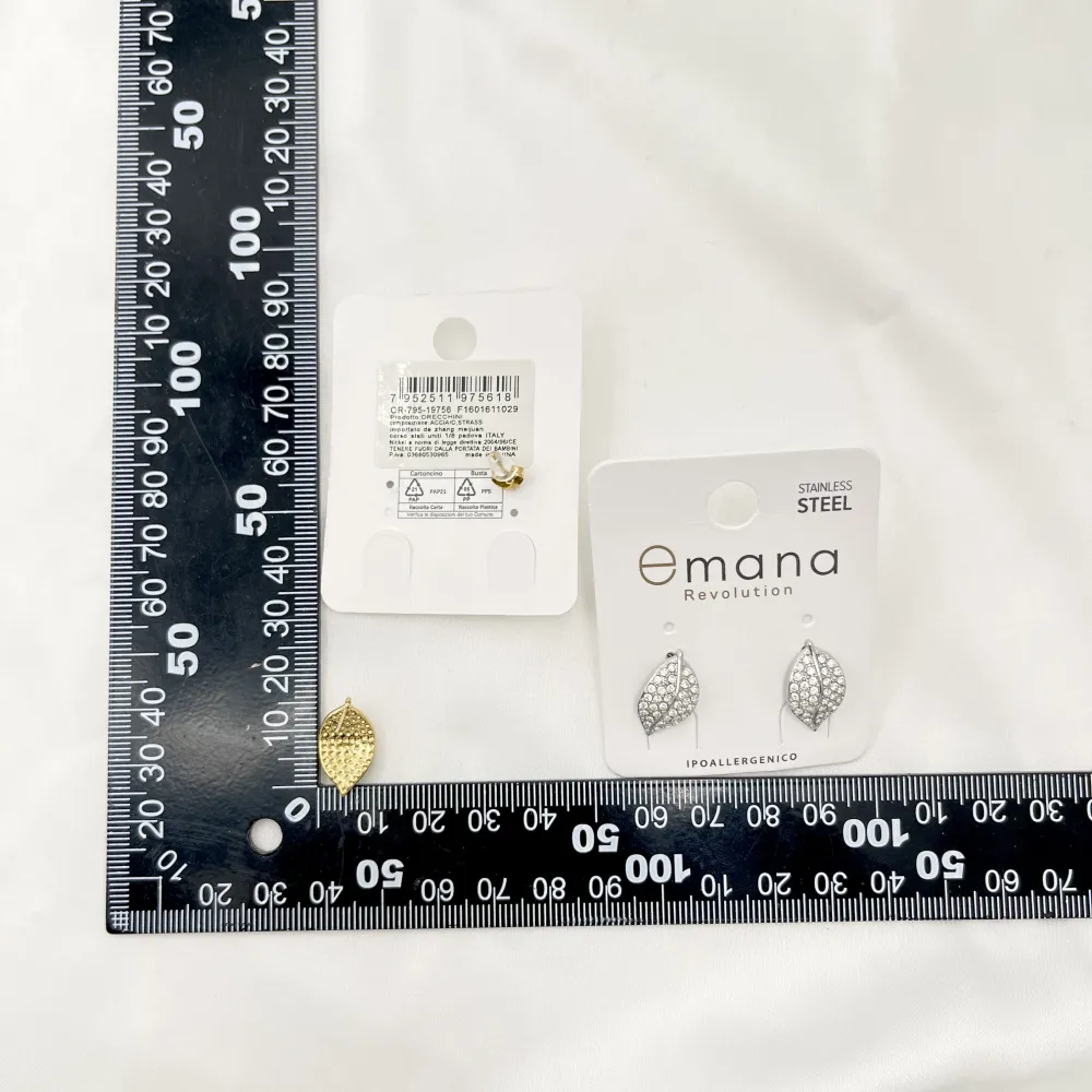 Foglia -Orecchini in Acciaio - OR-795-19756