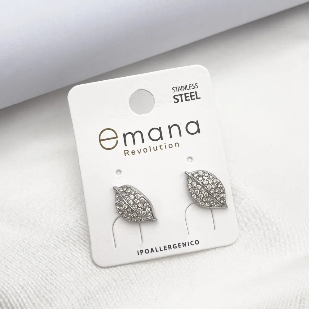Foglia -Orecchini in Acciaio - OR-795-19756