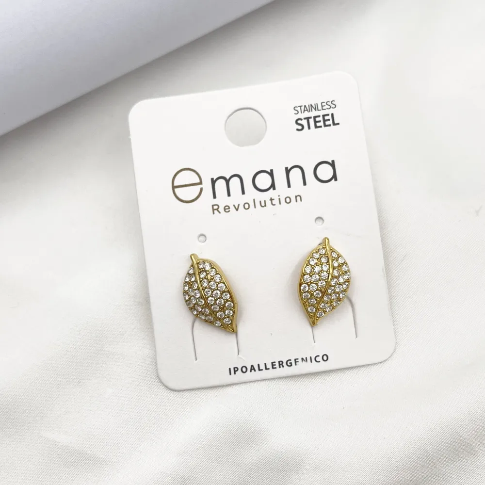 Foglia -Orecchini in Acciaio - OR-795-19756