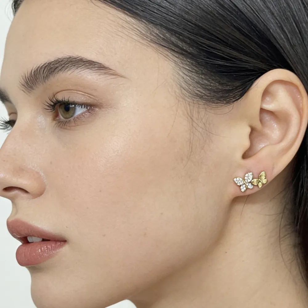 farfalla -Orecchini in Acciaio - OR-795-19773